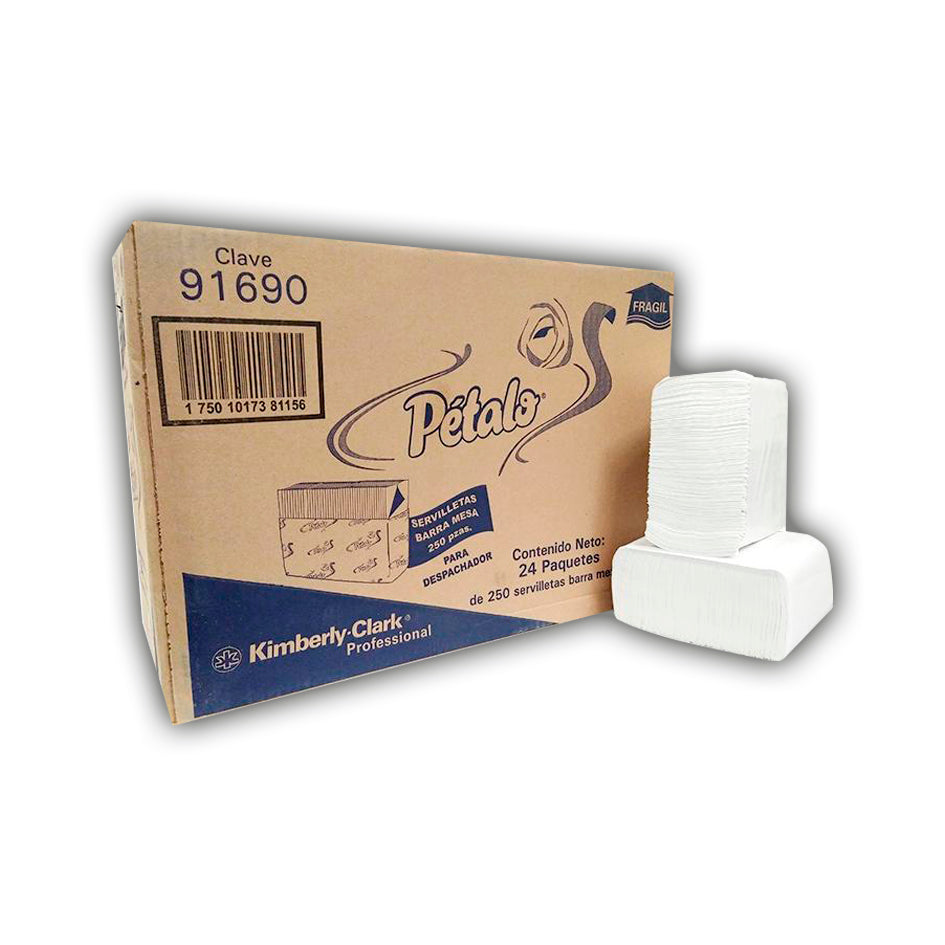 PETALO CRISOBA SERVILLETA BARRAMESA SR 24 Pqtes de 250 SERV C/U. USA 94414 , AH51010 , AH51000 , AH51001