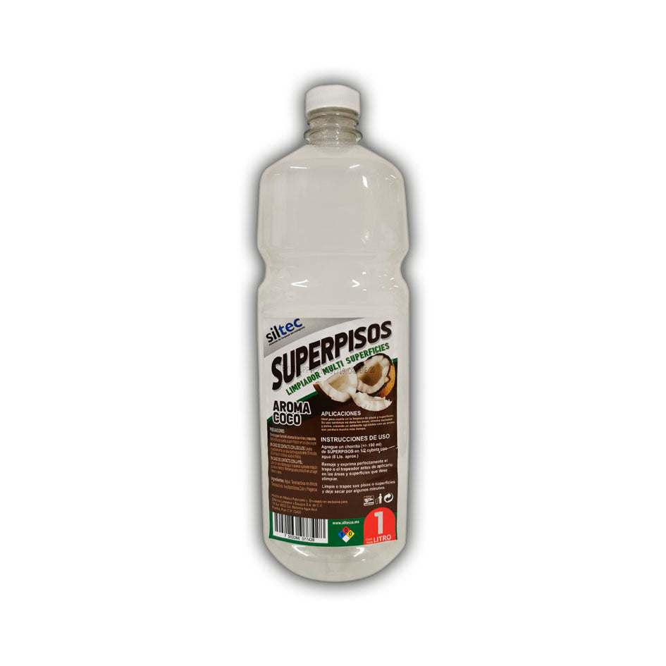 SUPER PISOS COCO 1 LT LIMPIADOR DE SUPERFICIES CON CERA