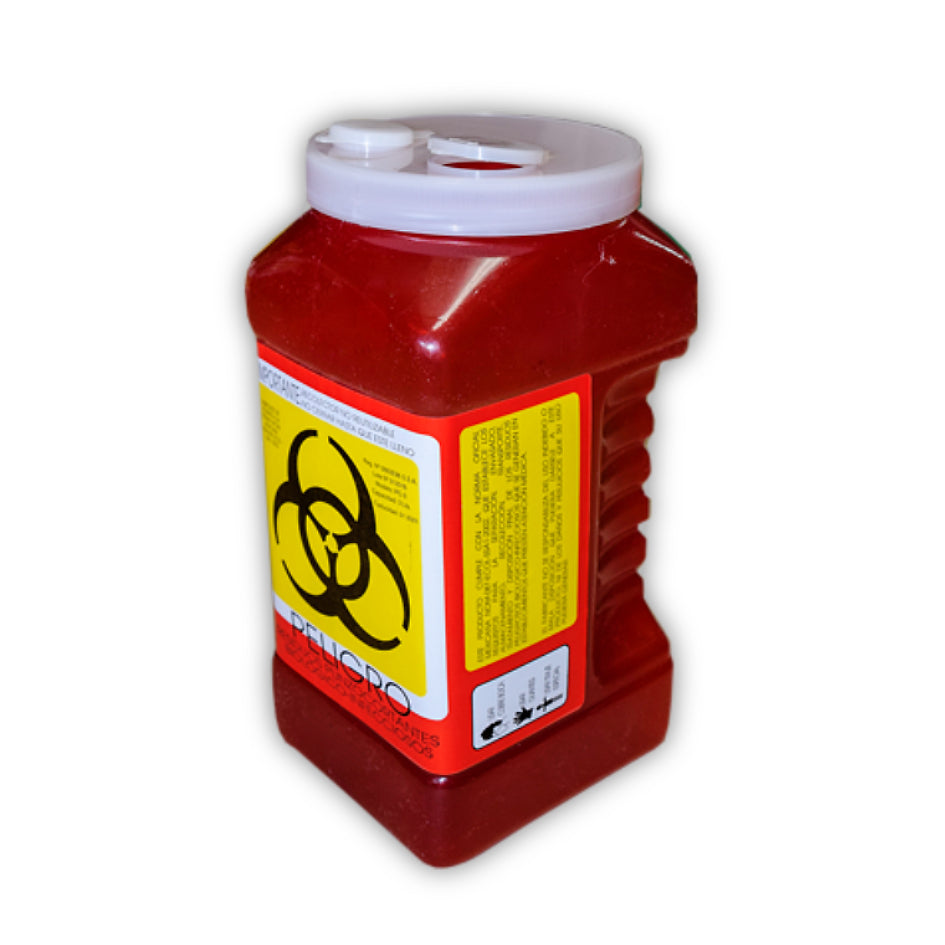 RECOLECTOR RPBI LTS ROJO POLIPROPILENO PARA PUNZOCORTANTES