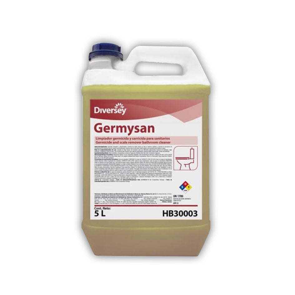 GERMYSAN/ 4X5 L EP Limpiador, germicida y sarricida para sanitarios. 3 EN 1 USO DIRECTO