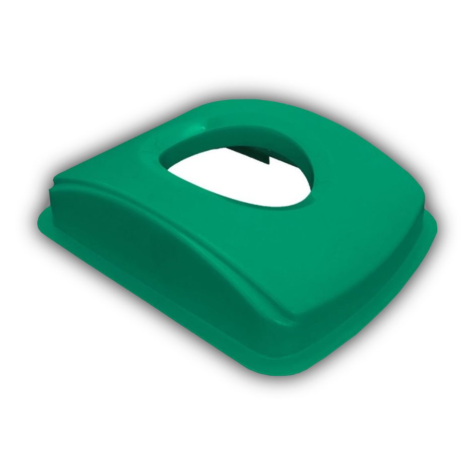 Tapa Eliptica para cesto de 65 y 80 litros Color Verde